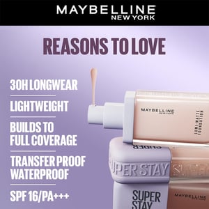 Maybelline New York Super Stay 30H Lumi-Matte Foundation 35ml - 128 •