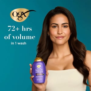 OGX Thick & Full + Biotin & Collagen Shampoo 385ml •