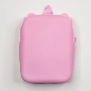 Baby Silicon Squre Shape Popit Bag - Pink