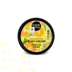 Organic Shop Invigorating Body Cream 250ml - Clementine & Lemon