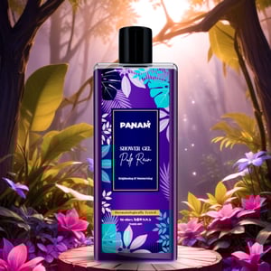 Panam Pulp Rain Shower Gel 250ml (Get 1 Free Loofah)