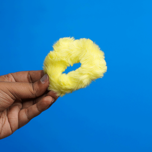 Soft Fleece Hair Band - Yellow