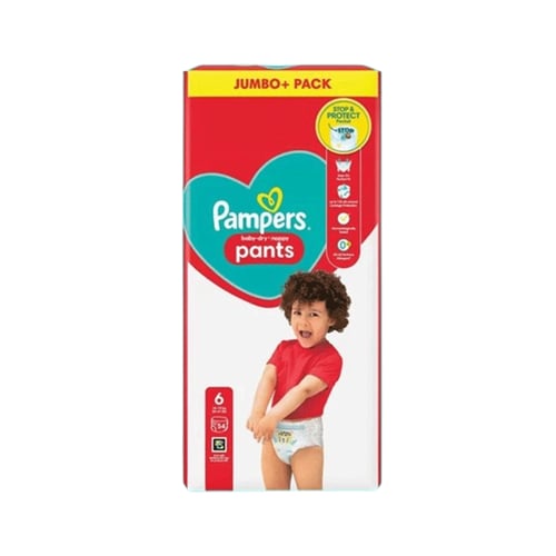 Pampers Jumbo Pack (Pant System) Size 6 (14-19KG) 54pcs•