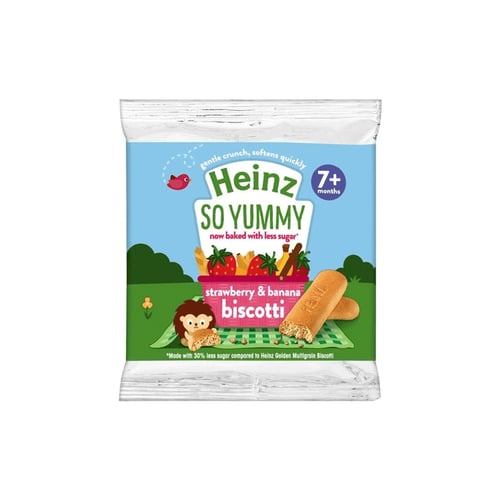 Heinz Strawberry & Banana Biscotti (7month+) 60g•