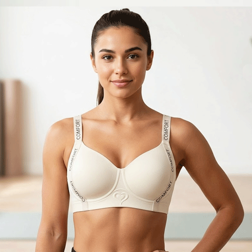 Fashionable Ultra Soft Padded Bra For Women - White 36