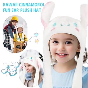 Ear Pop Up Lighting Cap - White Cinnamorol