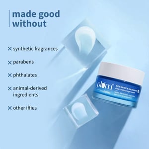 Plum 2% Niacinamide And Rice Water Clear Moisture Gel Cream 50g •