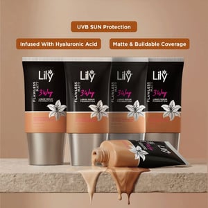 Lily Flawless Matt 3 Way Liquid Serum Foundation 30ml - Coconut