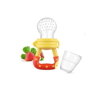 AVEAT Baby Fruit & Vegetable Food Mesh Feeder (6m-12m) - Yellow