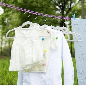 Nylon Non-Slip Clothes Line Rope 5m - Pink