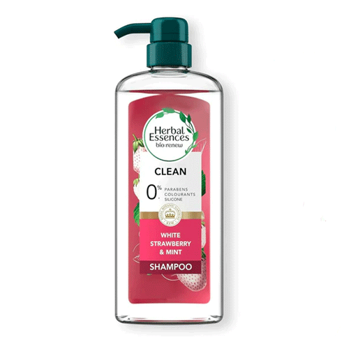 Herbal Essences Bio:Renew Clean White Strawberry & mint Shampoo 600ml  •