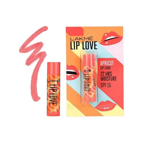 Lakme Lip Love Lip Care 4.5g - Apricot SPF15