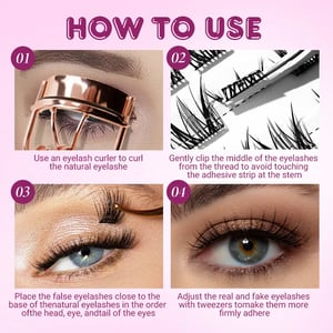IMAGIC Multipack Eyelash Clusters - 48pcs