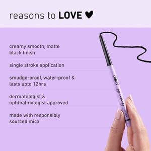 Plum Creamy Smooth Kohl Kajal 0.35gm - Deep Black