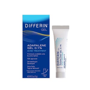 Differin Adapalene Gel 0.1% Acne Treatment 15g .