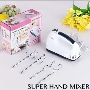 Electric Super Hand Mixer - White