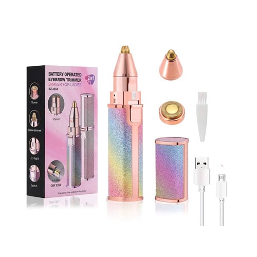 2 In 1 Eyebrow Trimmer & Shaver For Ladies