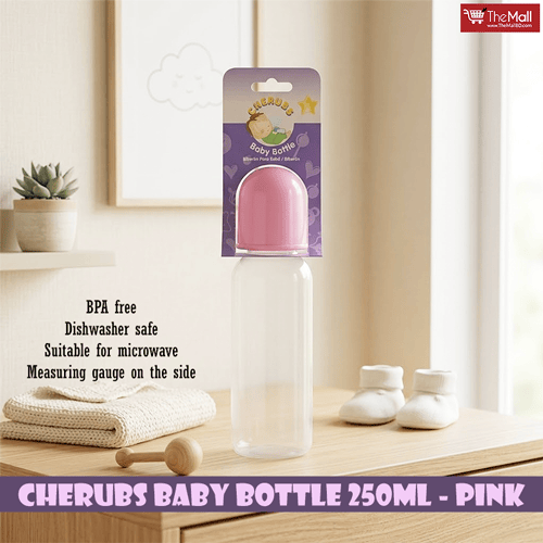 CHERUBS Baby Bottle 250ml - Pink