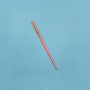 Small Size Stylish Hair Stick - Peach