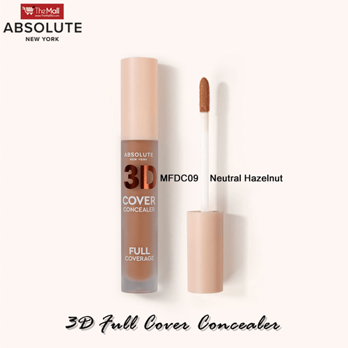 Absolute New York 3D Full Cover Concealer 5.5ml - MFDC09 Neutral Hazelnut