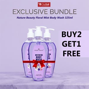 Nature Beauty Floral Mist Body Wash 325ml (Buy 2 Get 1 Free)