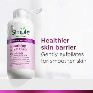 Simple Active Skin Barrier Care Smoothing Gel Cleanser 230ml•