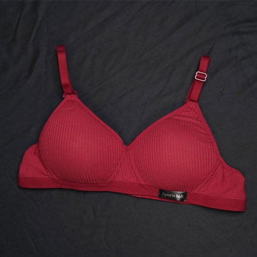 Soft Padded Bra For Women - 34 Red