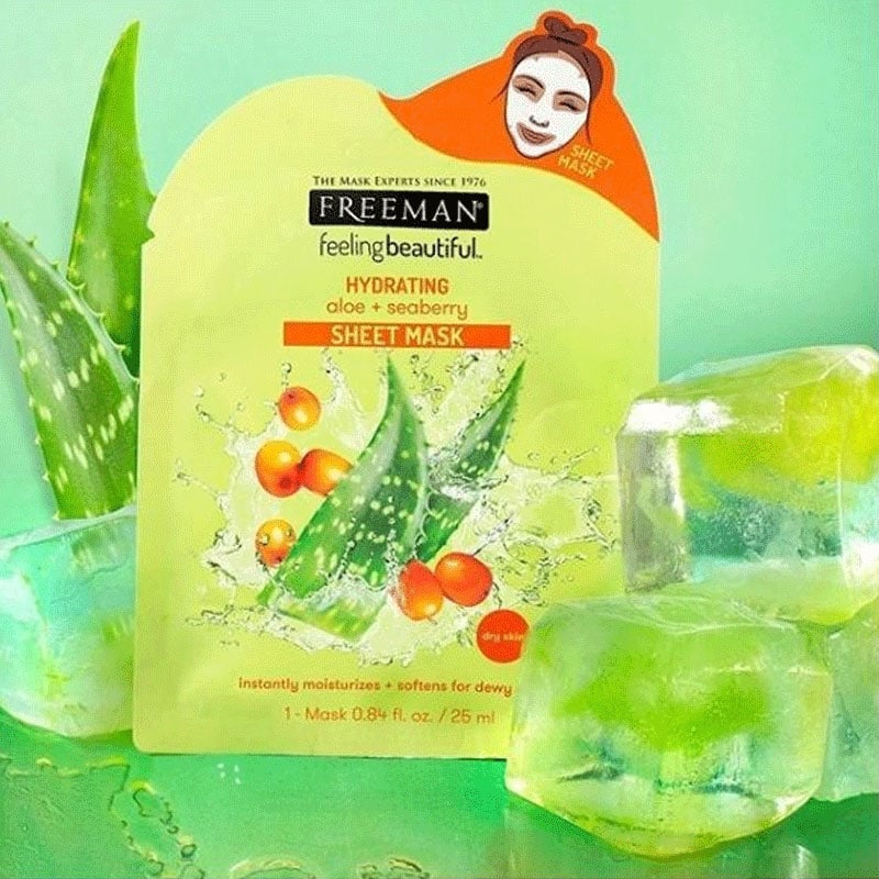 Freeman Hydrating Aloe + Seaberry Sheet Mask 25g
