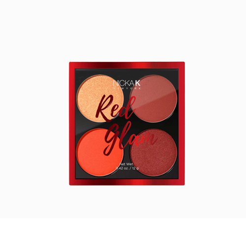 Nicka k Blush Palette 12g - Red Glam