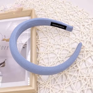 Padded Fabric Headband - Grey
