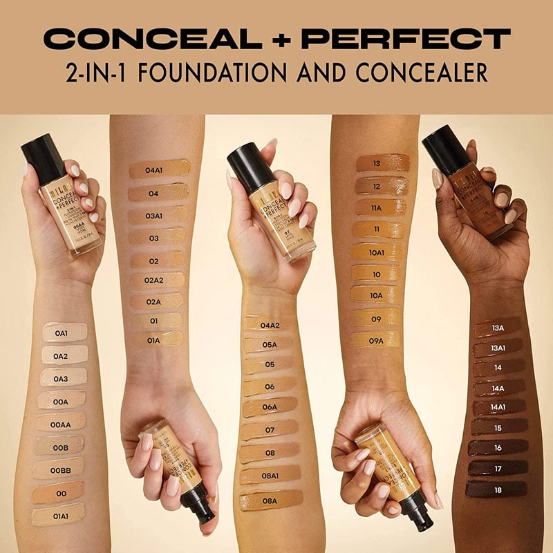 Milani Conceal + Perfect 2-in-1 Foundation + Concealer 30ml - 06 Sand Beige