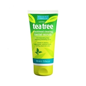 Beauty Formulas Australian Tea Tree Blackhead Clearing Facial Scrub 150ml