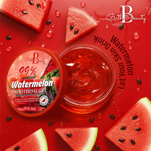 Bath & Beauty 99% Natural Watermelon Soothing Gel 250ml