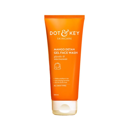 Dot & Key Mango Detan Gel Face Wash 100ml •
