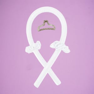 Heatless Hair Curler Accessories Set 2 - White