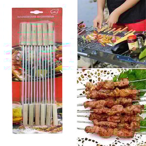 Stainless Steel Barbecue Skewers 12pcs