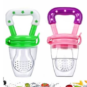 Baby Fruit & Vegetable Food Mesh Feeder - Pink