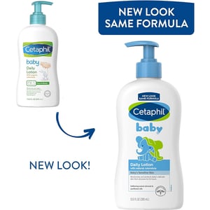 Cetaphil Baby Daily Lotion With Organic Calendula For Baby's Sensitive Skin 399ml