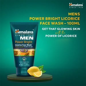 Himalaya Men Power Bright Licorice Face Wash 100ml