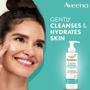Aveeno Calm + Restore Nourishing Oat Cleanser 200ml