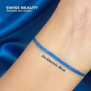 Swiss Beauty Intense Gel Kajal - 04 Electric Blue
