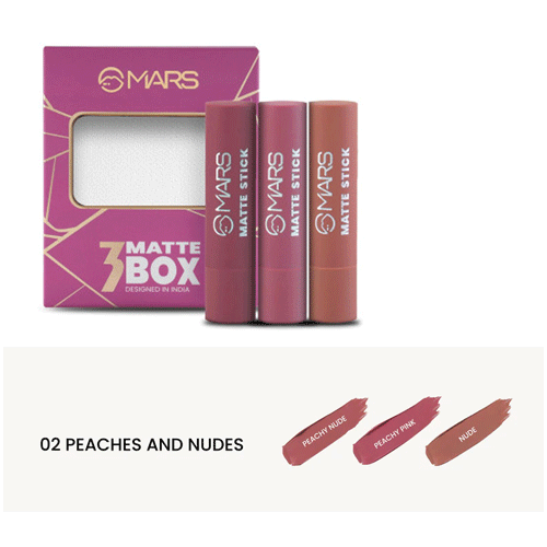 Mars 3 Matte Box - 02 Peaches And Nudes •