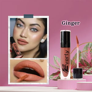 Everly Beauties Matte Liquid Lipstick - Ginger