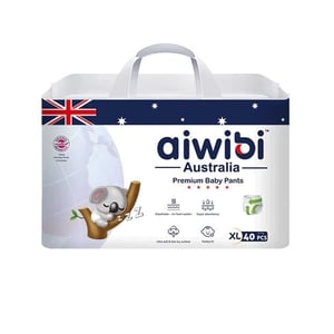 Aiwibi Australia Premium Baby Diapers XL (12-18KG) 42pcs•