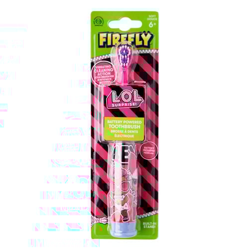 Firefly LOL Surprise Battery Powered Pink Toothbrush - Soft 6+