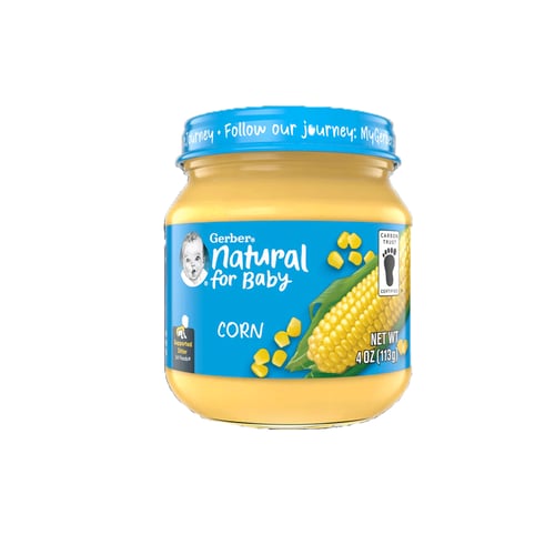 Gerber Natural For Baby Corn (6+months) 113gm•