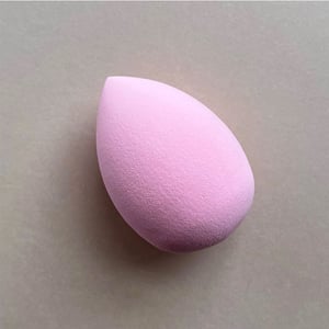 Water Drop Shape Makeup Sponge With Box - Baby Pink