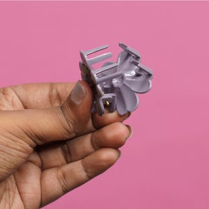 Cherry Blossom Hair Clip - Payne Gray