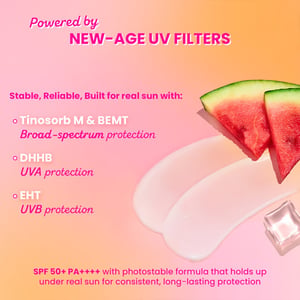 Dot & Key Watermelon Cooling Sunscreen with Hyaluronic Acid 80g - SPF 50+•