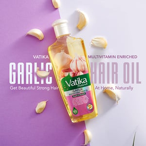 Dabur Vatika Naturals Garlic Enriched Hair Oil 300ml  •